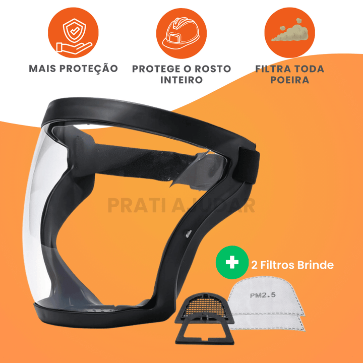 Máscara SafetyClean - Proteção Anti Poeira para construção