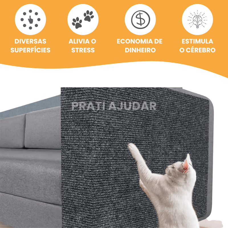 arranhador para gatos cinza - prati ajudar