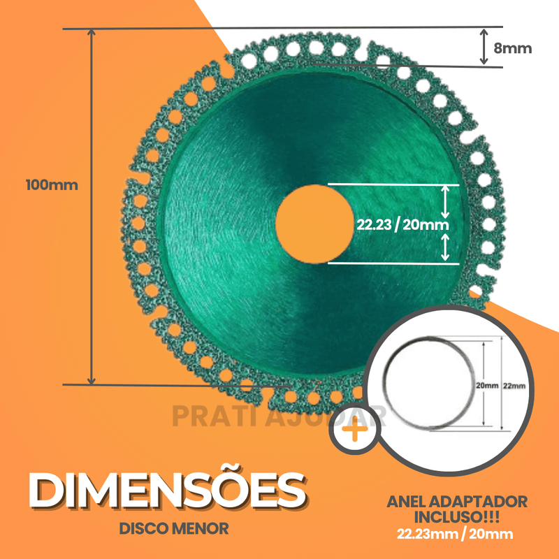 Disco de corte - Prati Ajudar