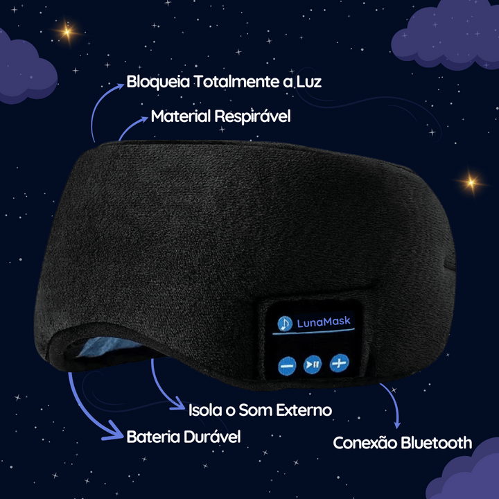 LunaMask - Máscara Bluetooth Para Insônia e Ansiedade