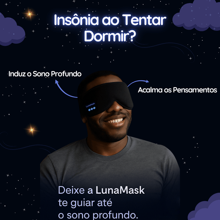 LunaMask - Máscara Bluetooth Para Insônia e Ansiedade