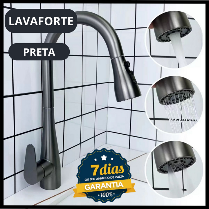 LavaForte - Ponteira de Torneira Premium para cozinha