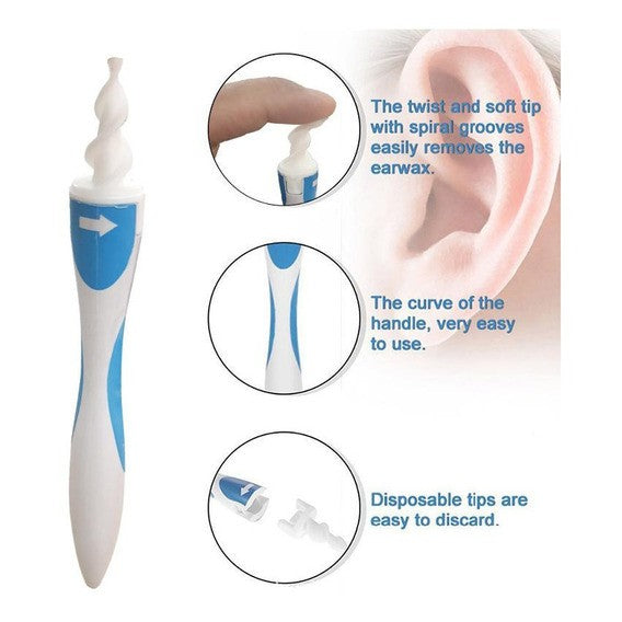 Limpador De Ouvido Espiral
