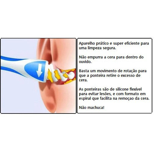 Limpador De Ouvido Espiral